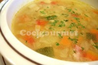 Captura de Sopa de verduras com queijo