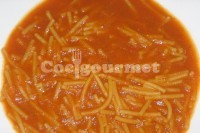 Captura de Sopa de tomate com aletria