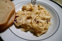 Captura de Macarrão com molho de queijo azul