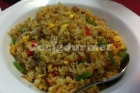 Captura de Arroz chinês com três delícias