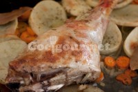 Captura de Pernil de cordeiro assado