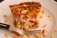 Captura de Cuca salgada de verduras e queijo