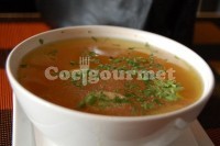 Captura de Caldo de frango com cogumelo