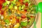 Salada de frutas e verduras