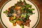 Salada de verduras fritas