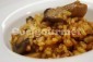 Risoto de carne de porco